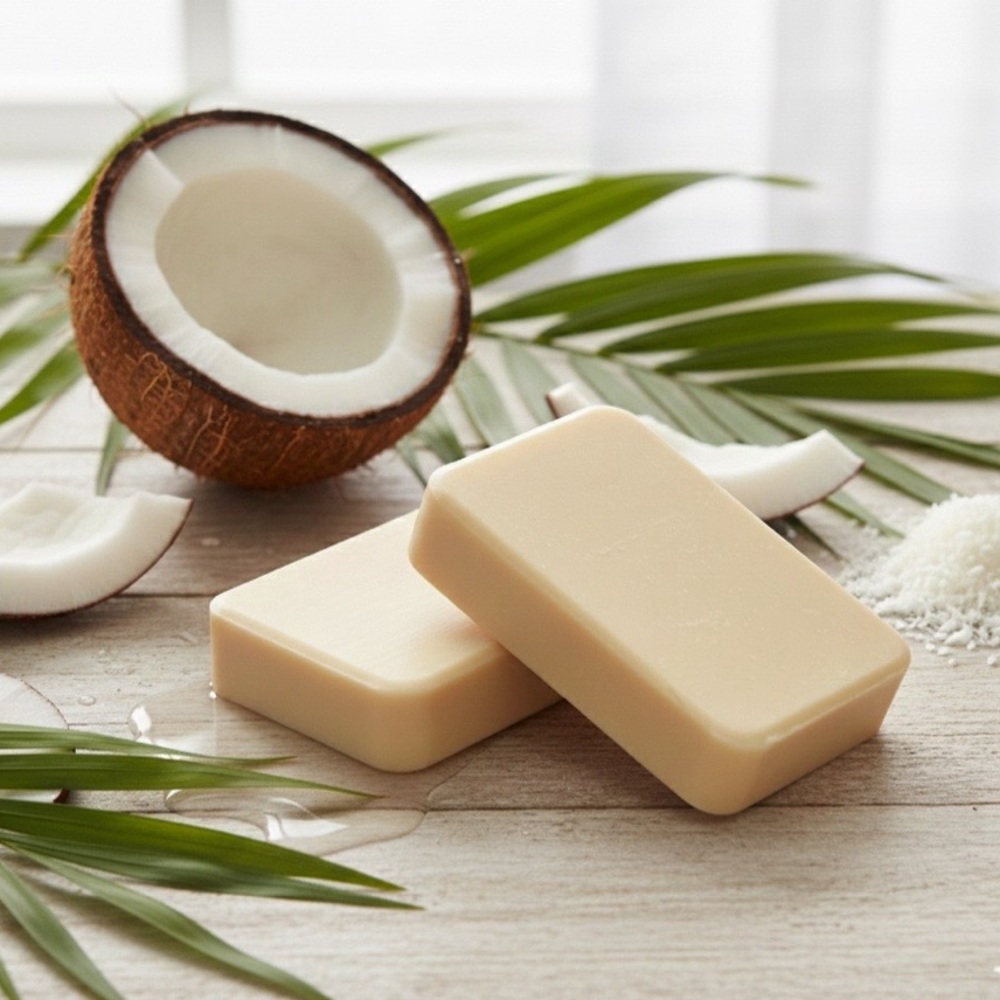 Coconut Solid Shampoo & Conditioner Bar-Zero Waste, 3oz